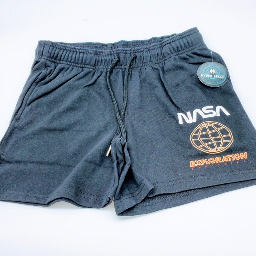 NASA Men's Small Black Shorts NASA Exploration Curiosity Officially Licensed New